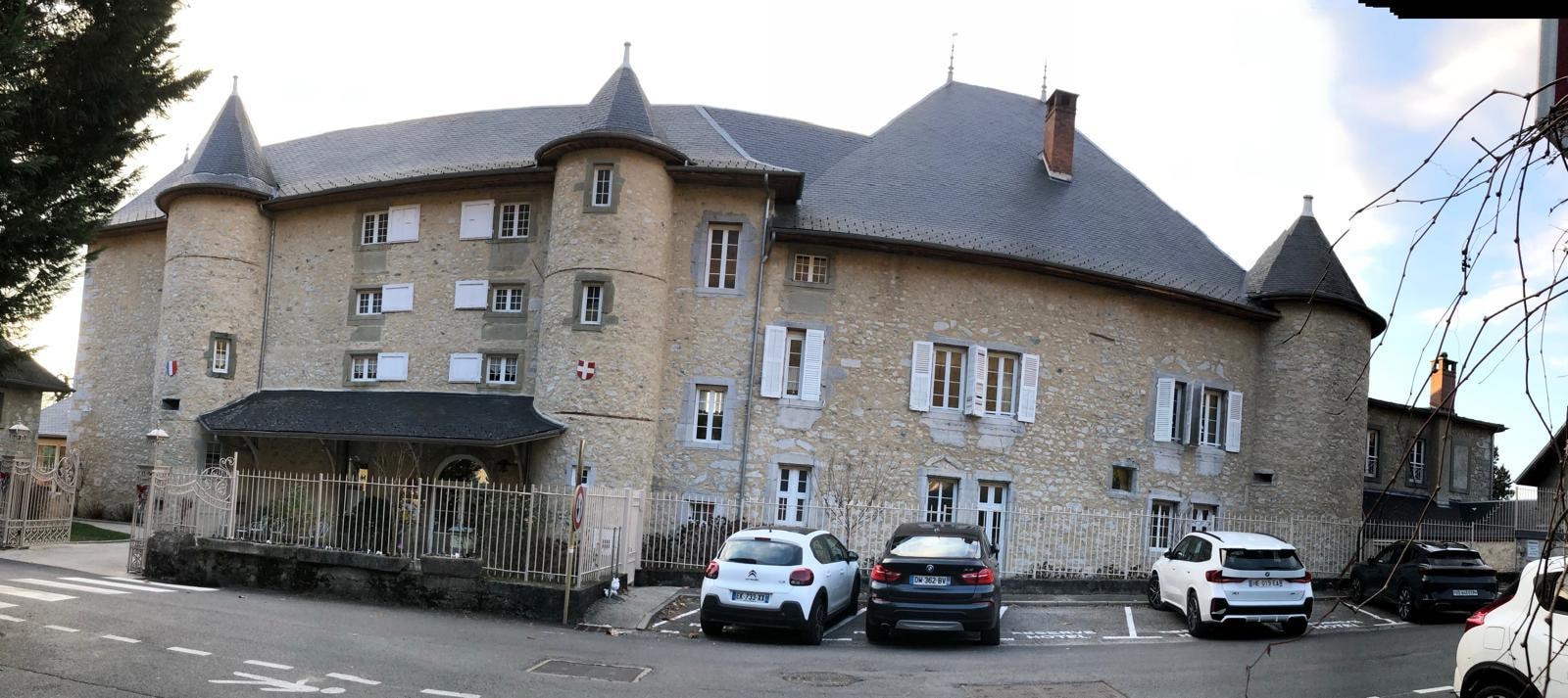 Ein Blick zum Schloss