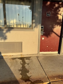 Leaking ac outside and inside