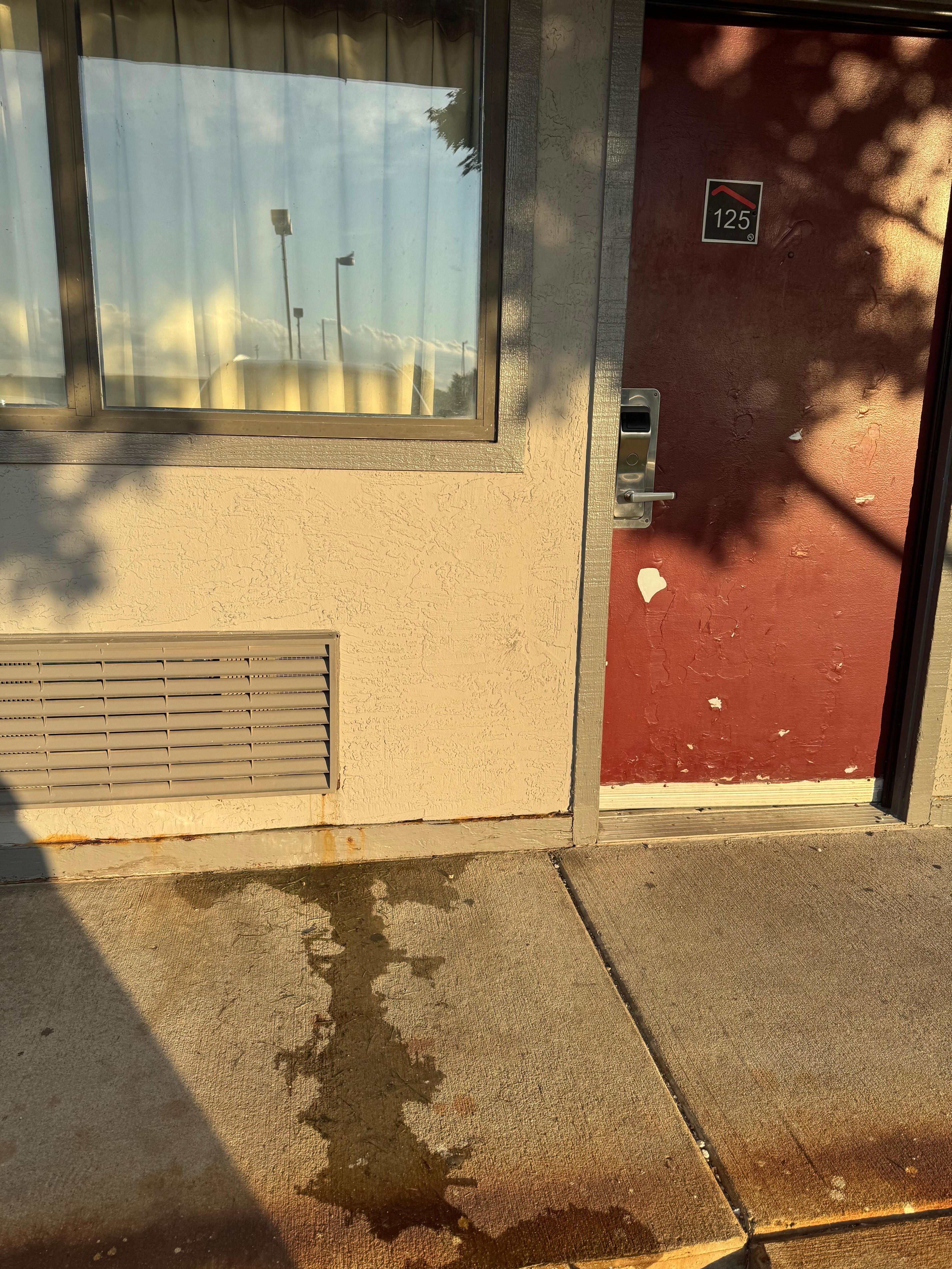 Leaking ac outside and inside