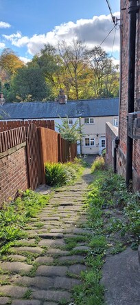 Path down to the cottage