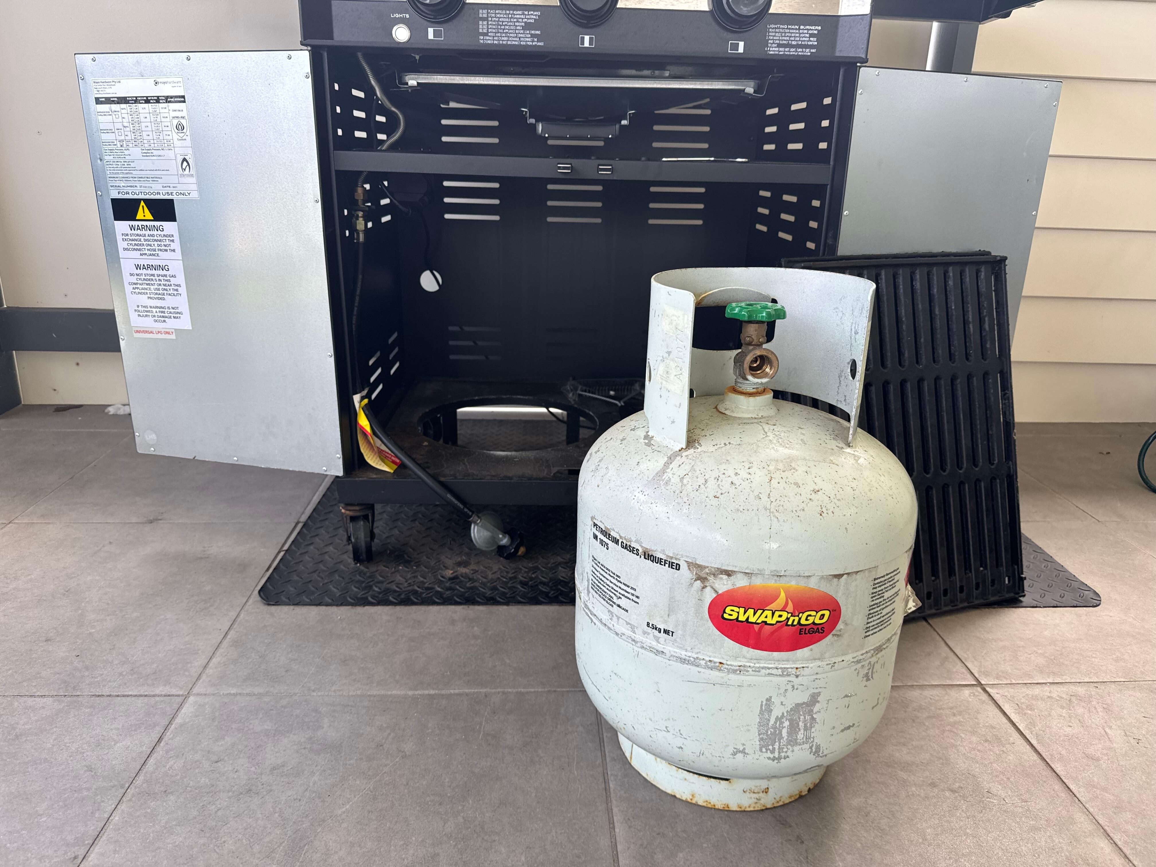 When the host replaced the tank 