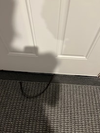 Rubber of front door came off