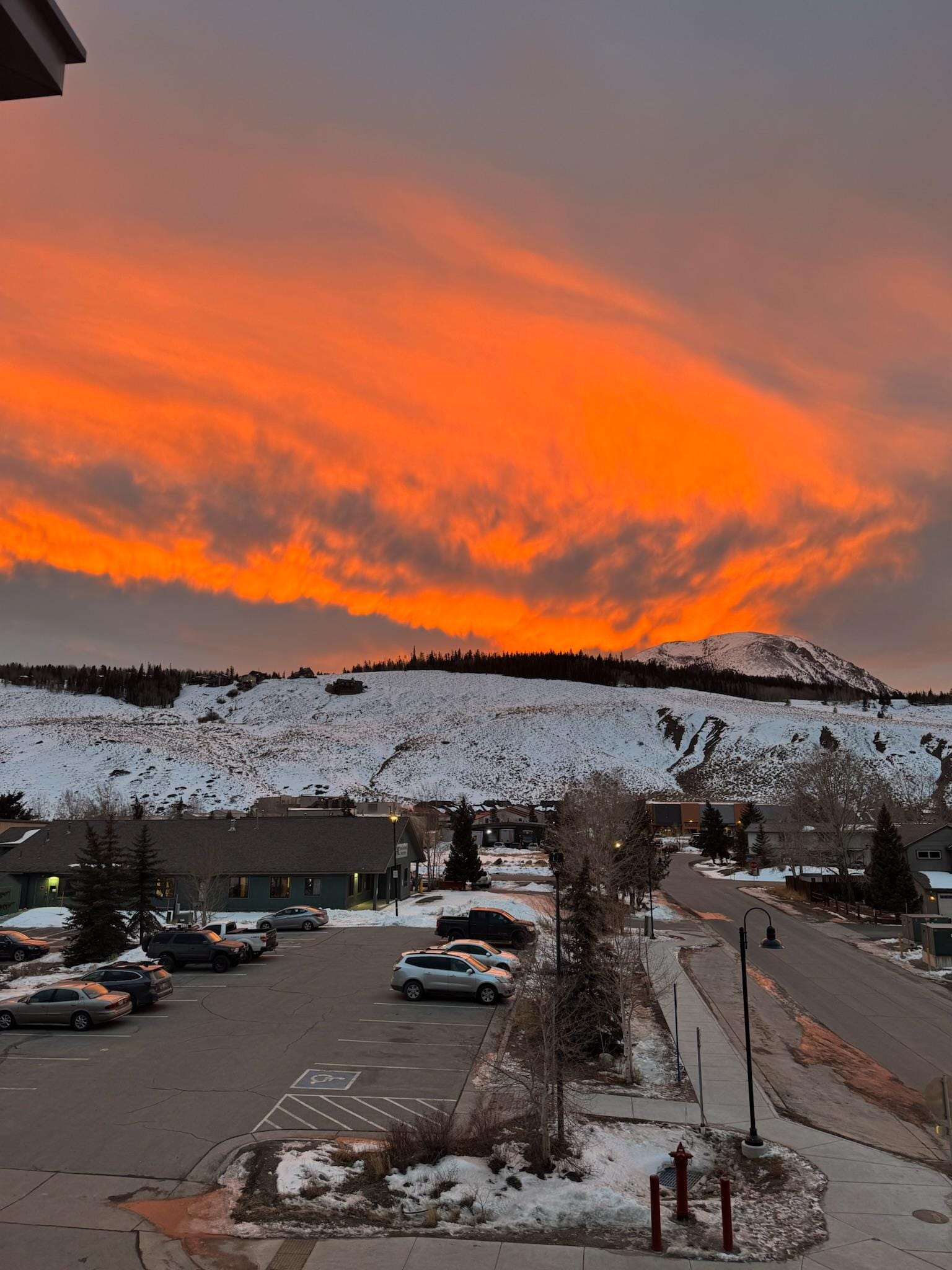 Nice views off the balcony!
