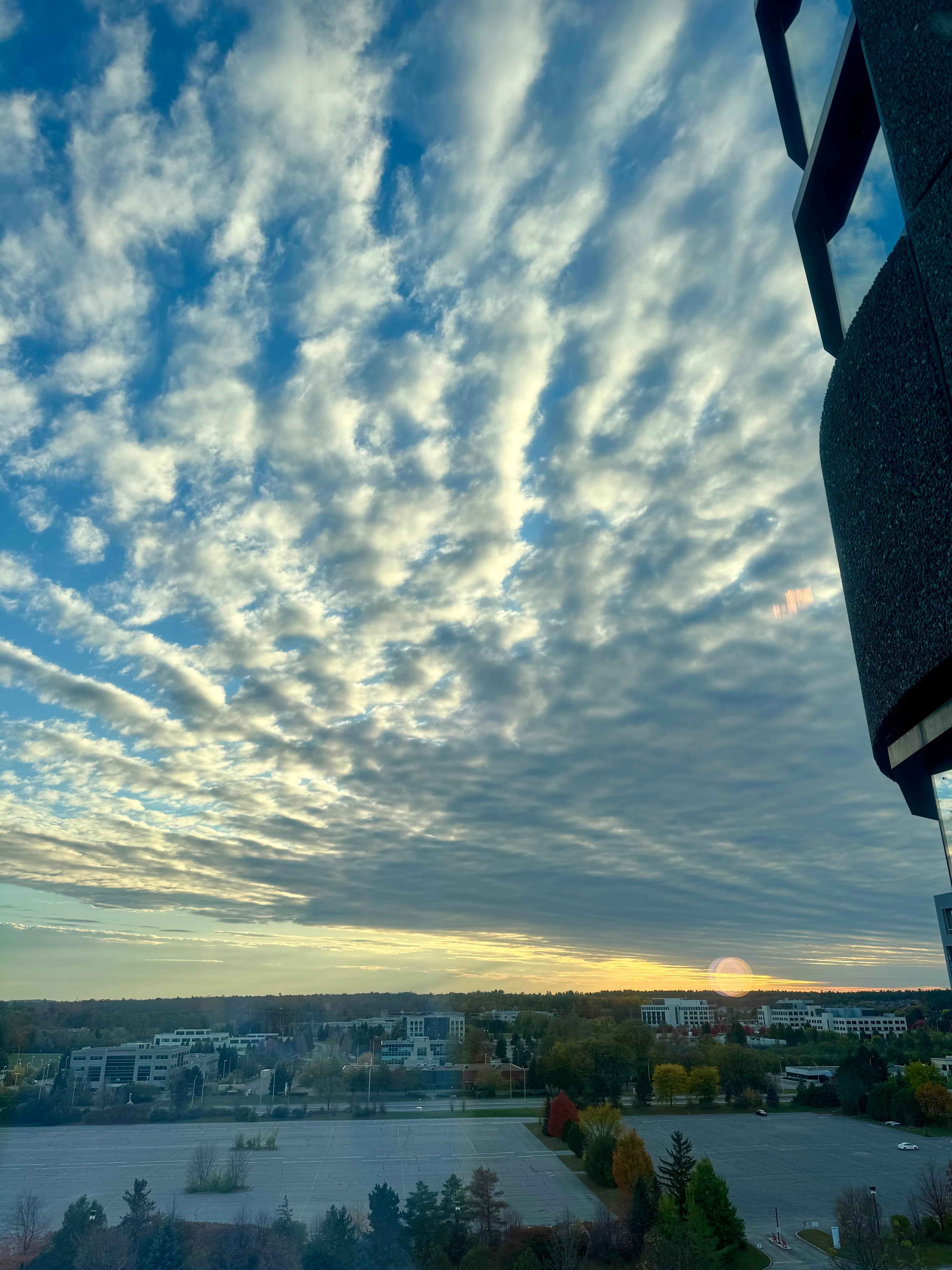 View from 10th floor elevator bay
