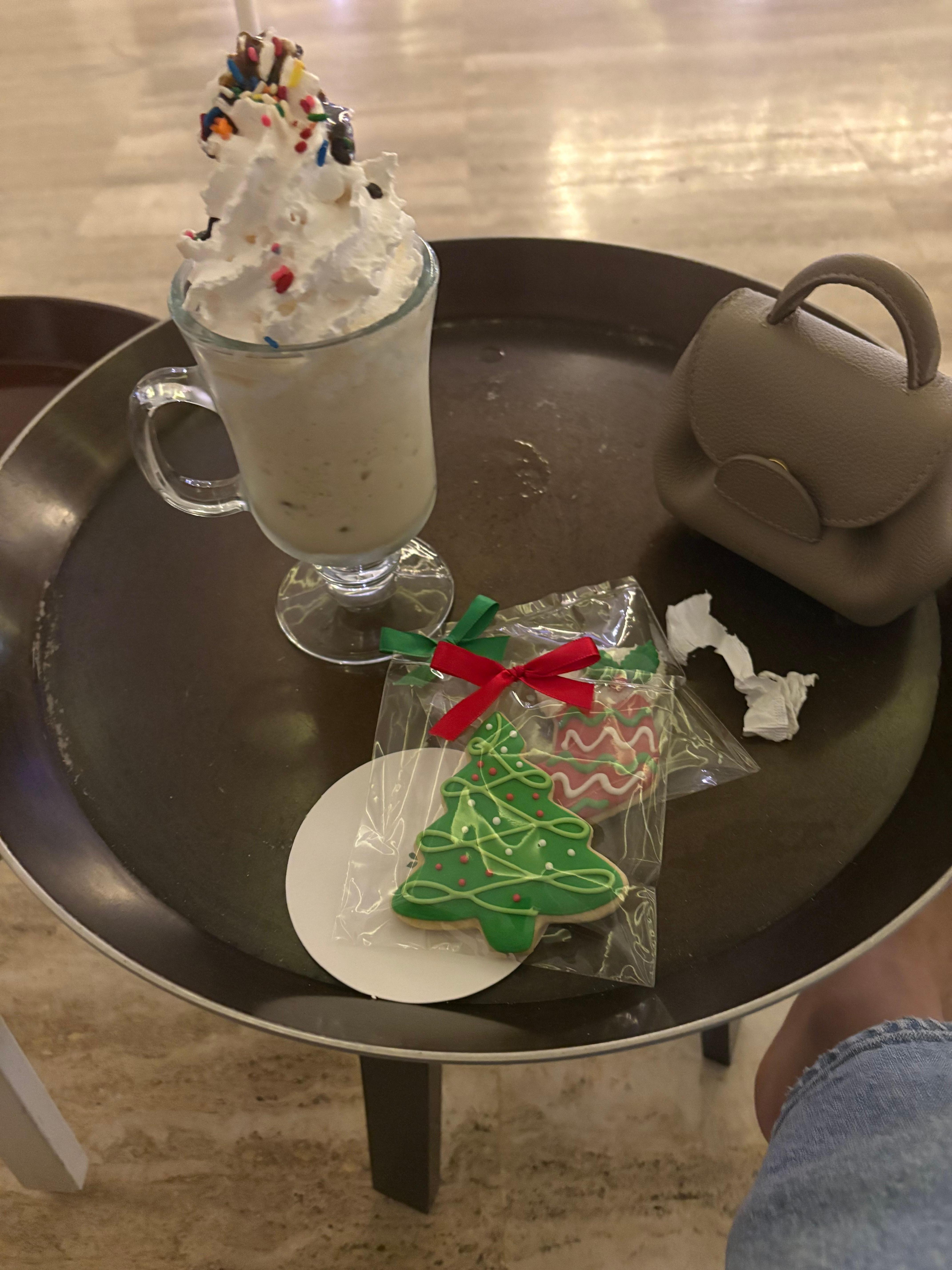 Christmas Eve drinks and treats 