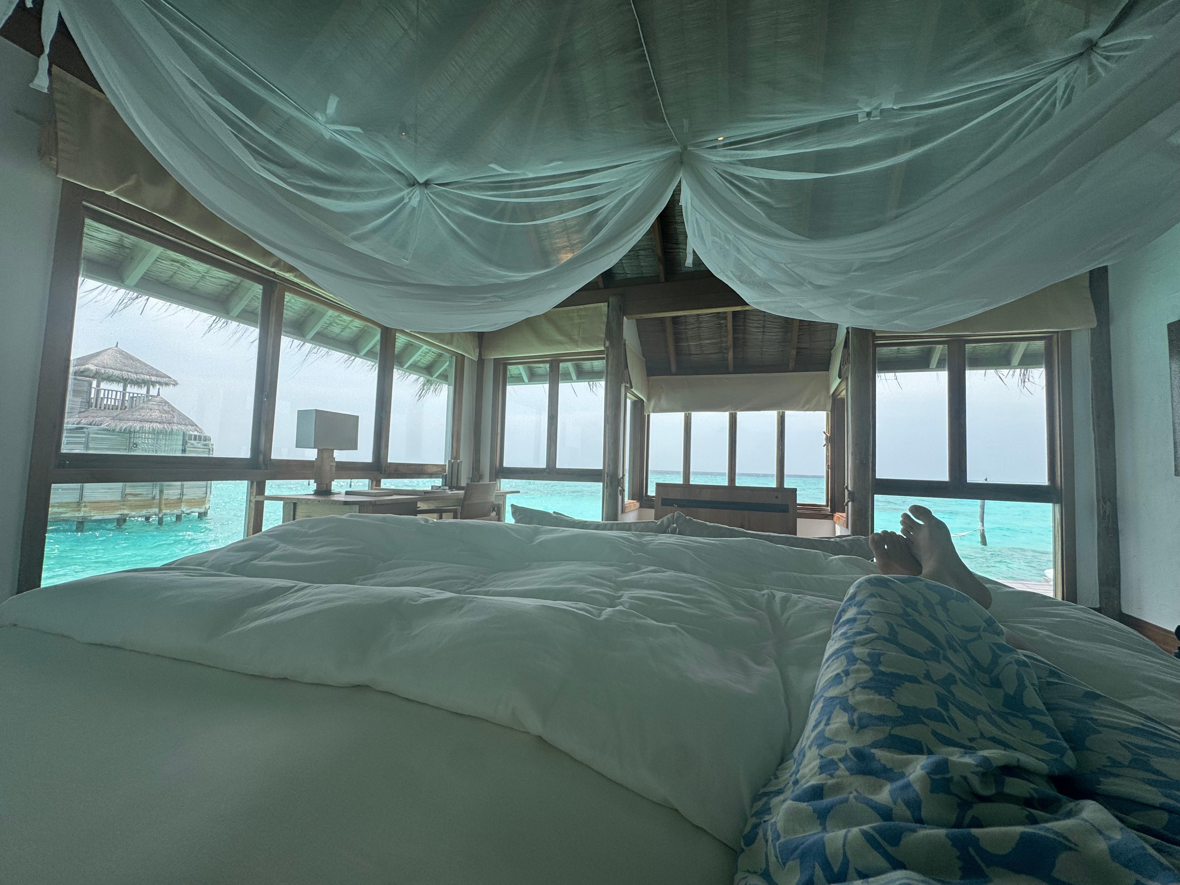 The view from the bedroom.