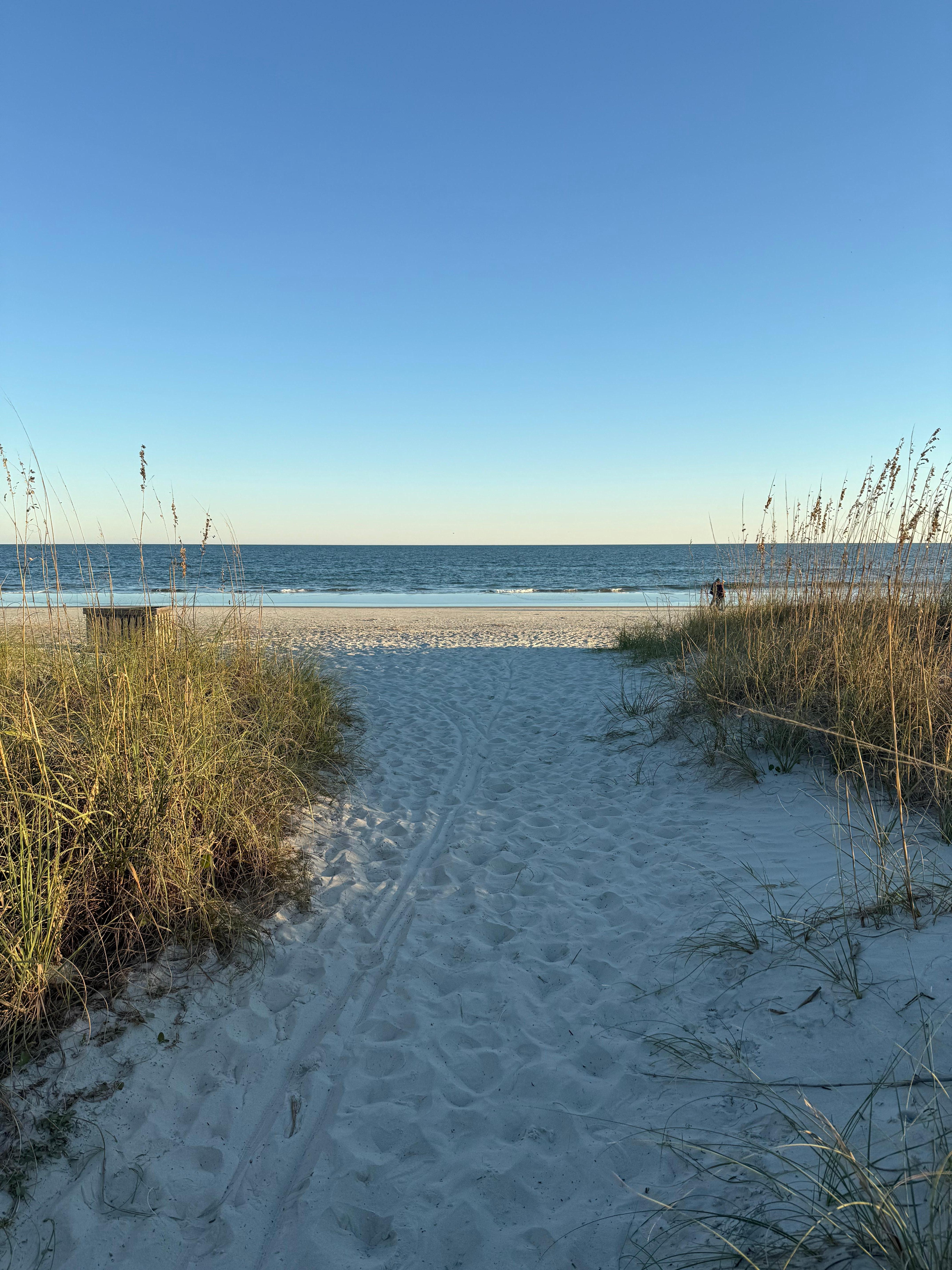 Path to the beach…so close!