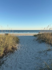 Path to the beach…so close!