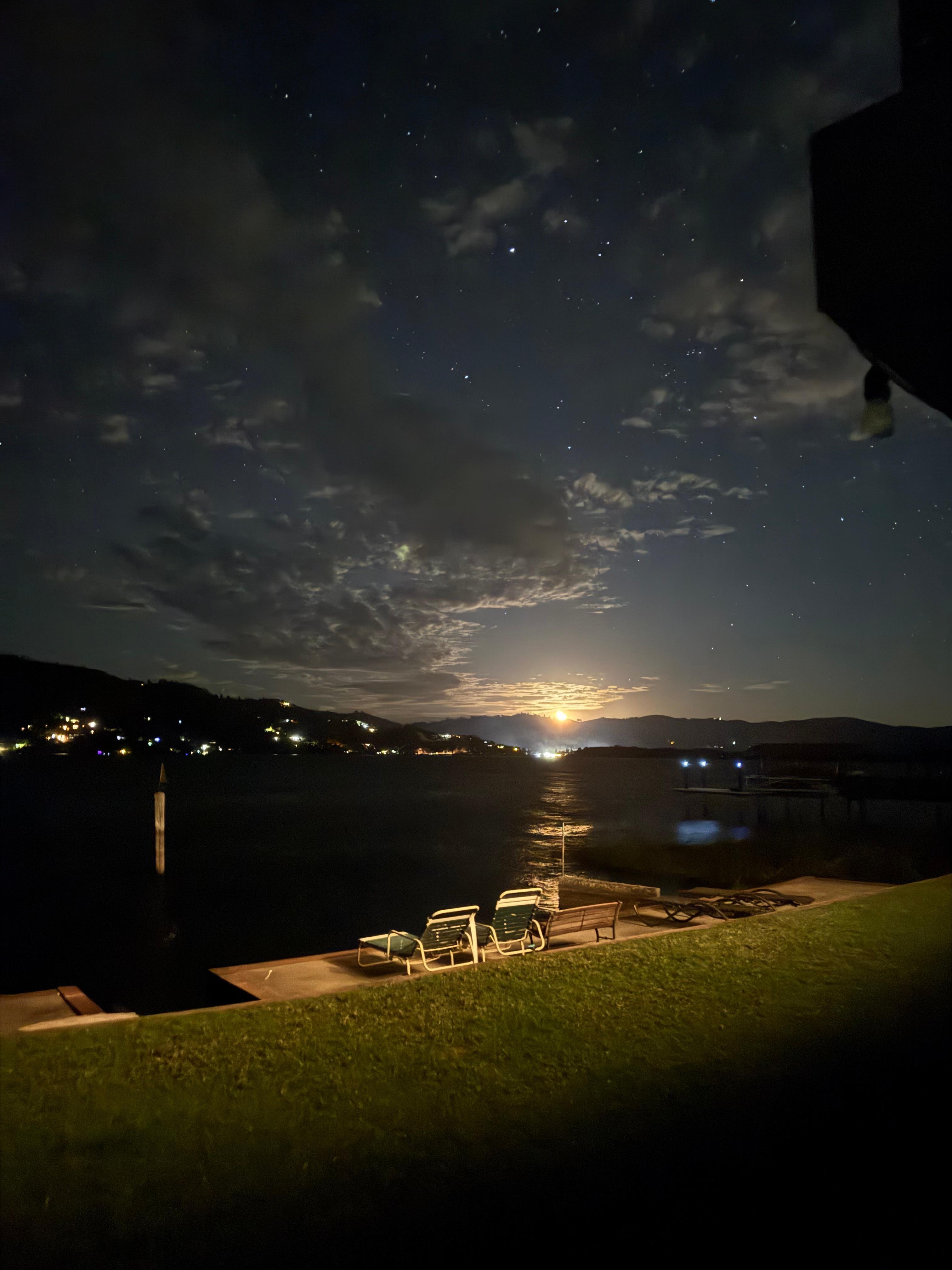 One evening at Midnight this was our view