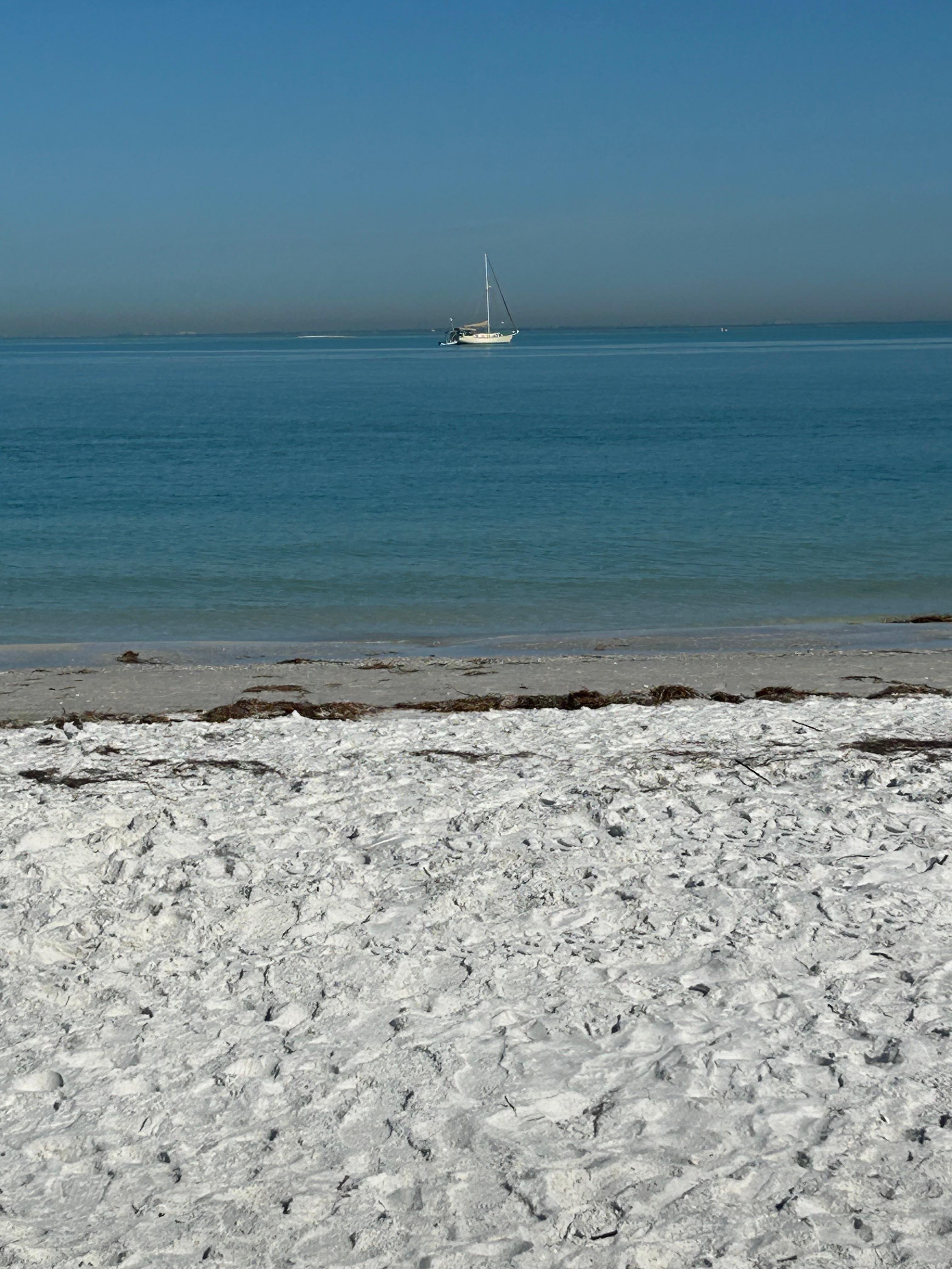 Beautiful private beach. 