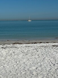 Beautiful private beach.