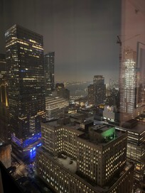 View from corner suite