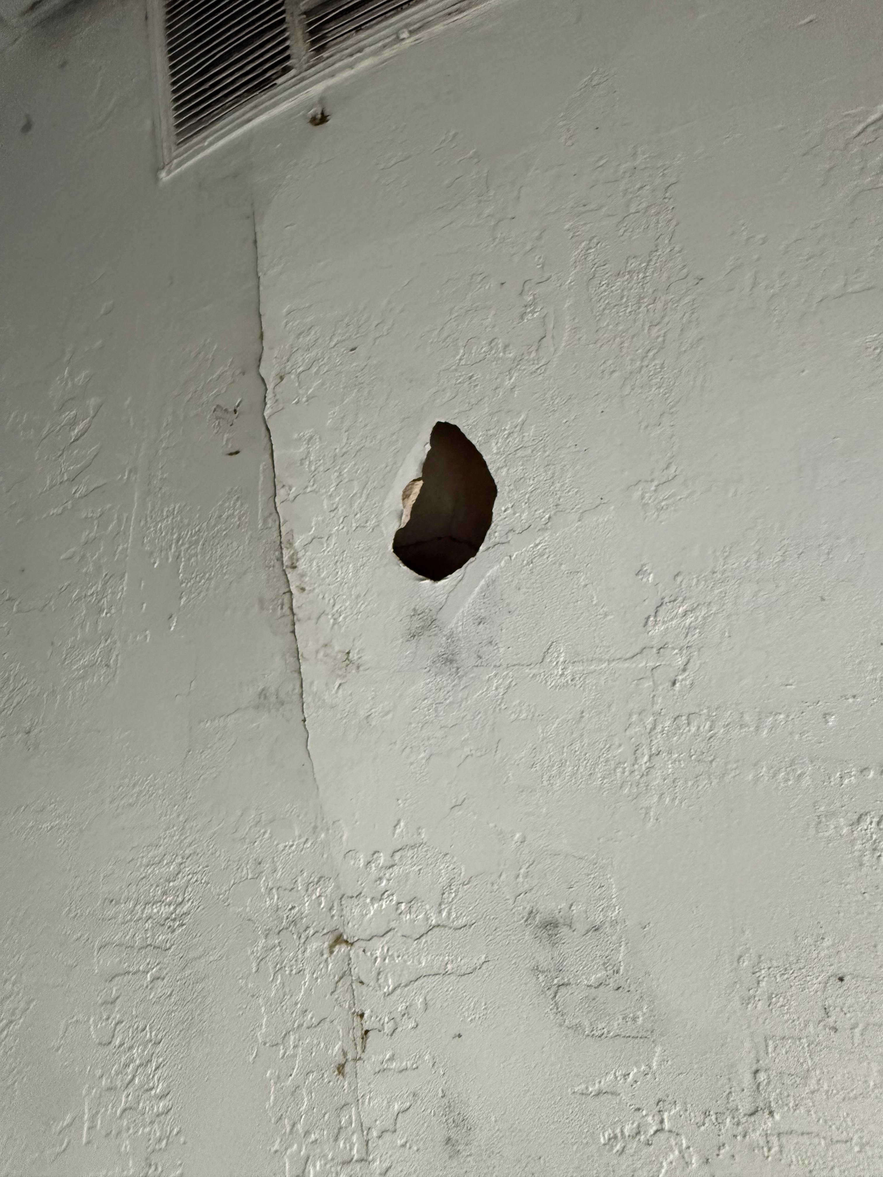Holes in the ceiling 