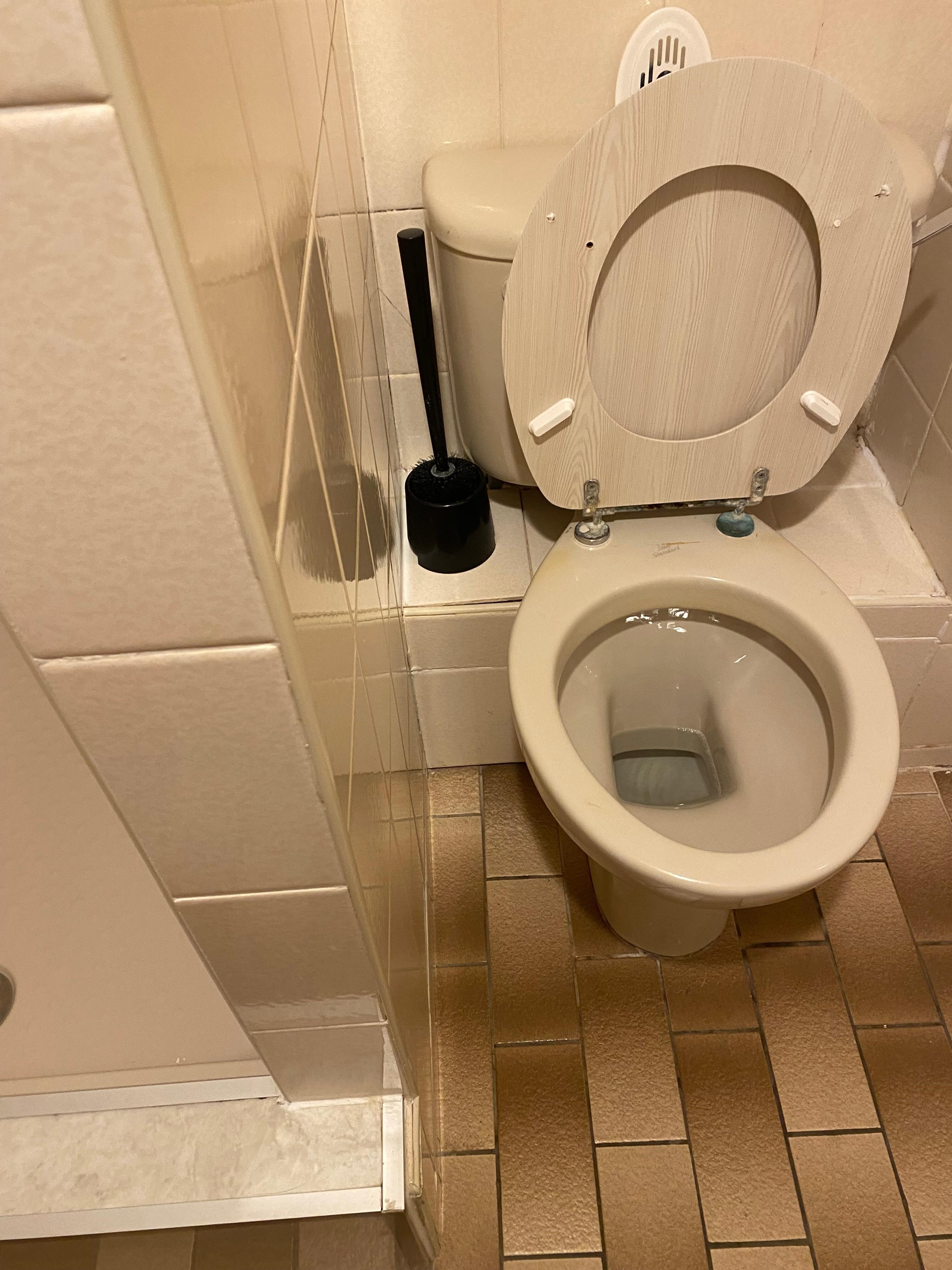 Cramped, cold en-suite
