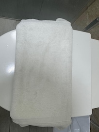 Towels and sheets were dirty