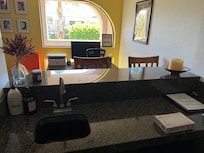 Wet bar off the living room