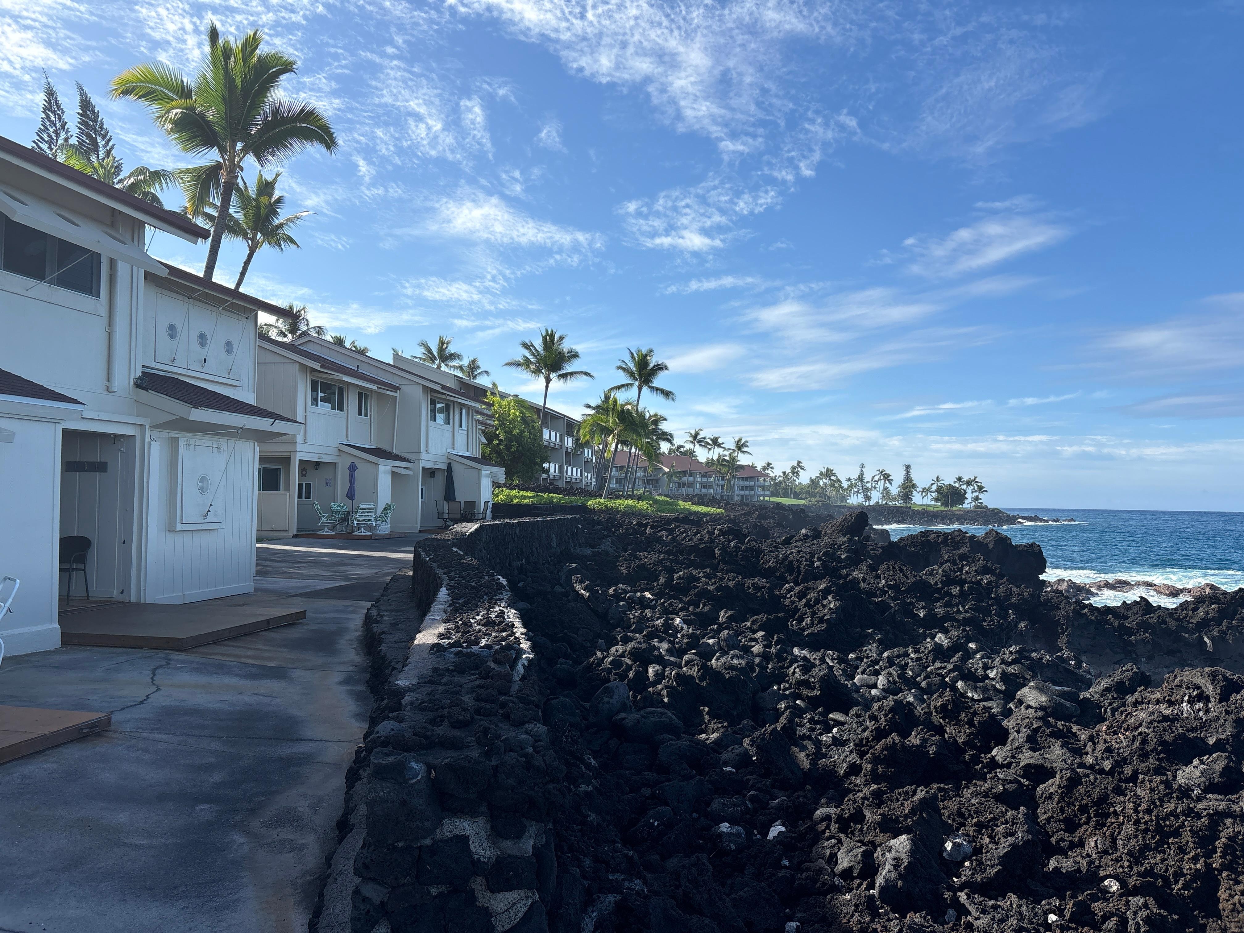So quiet.  This is a place to take in and appreciate the ocean.