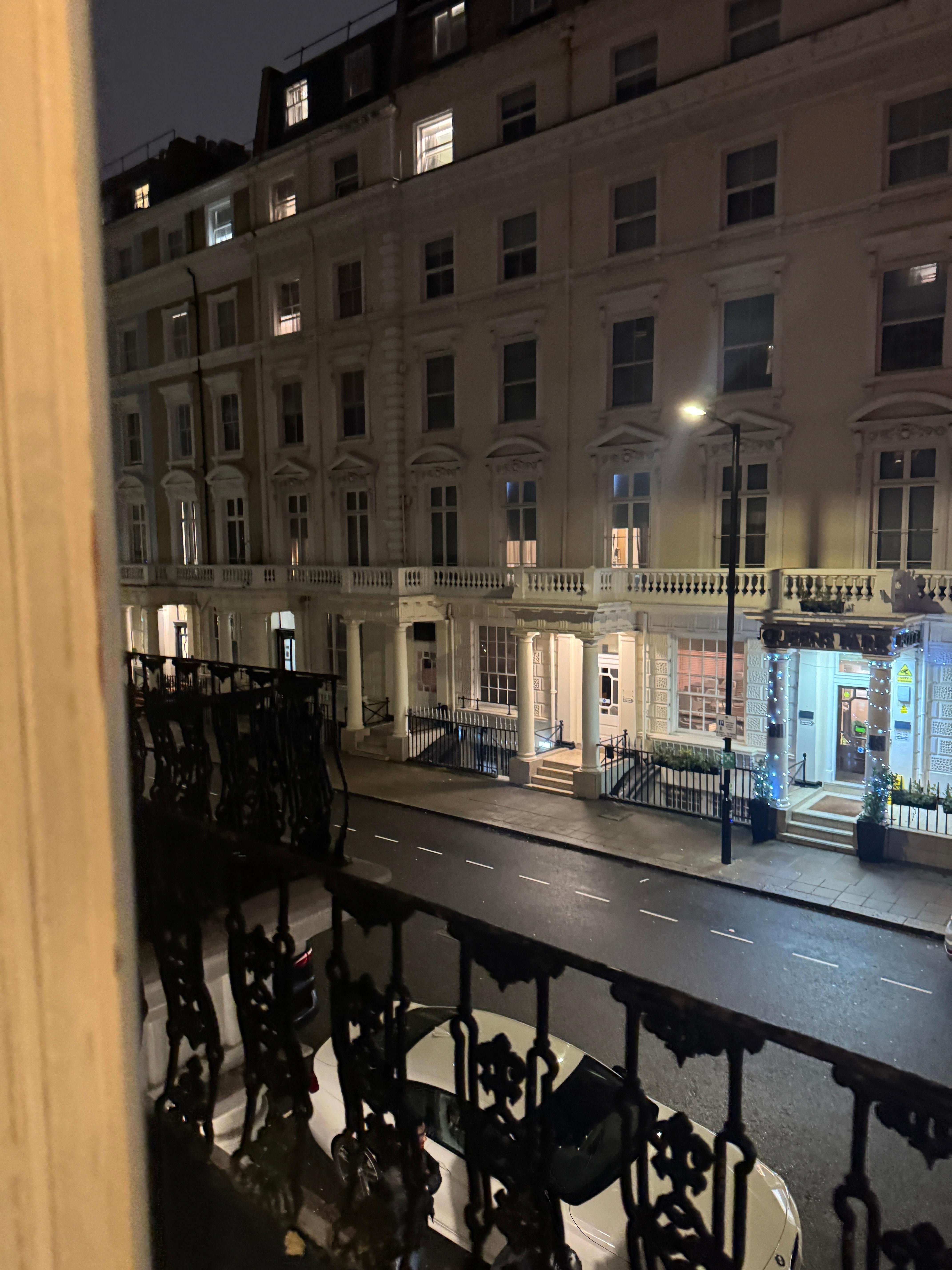 view from the balcony