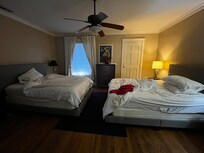 Bedroom with 2 queen sized beds, super comfy