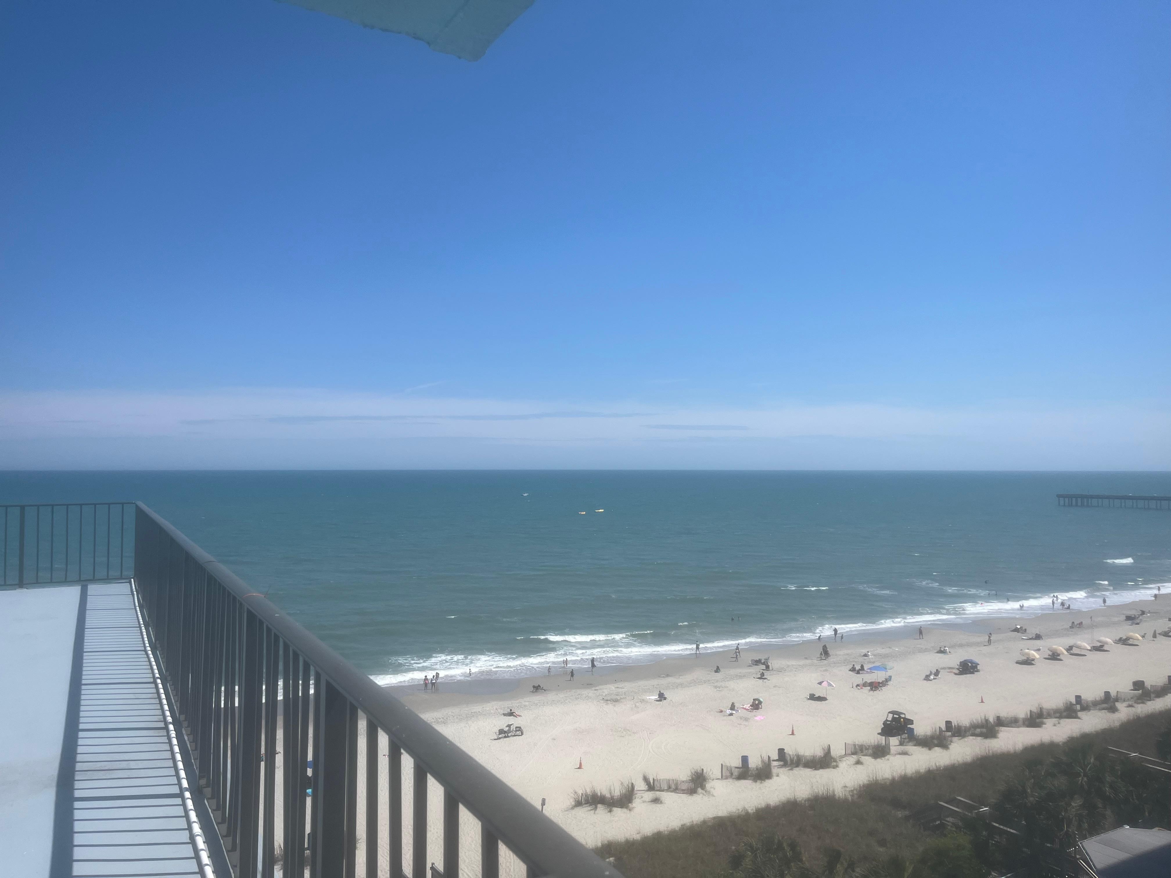 View from top floor balcony 