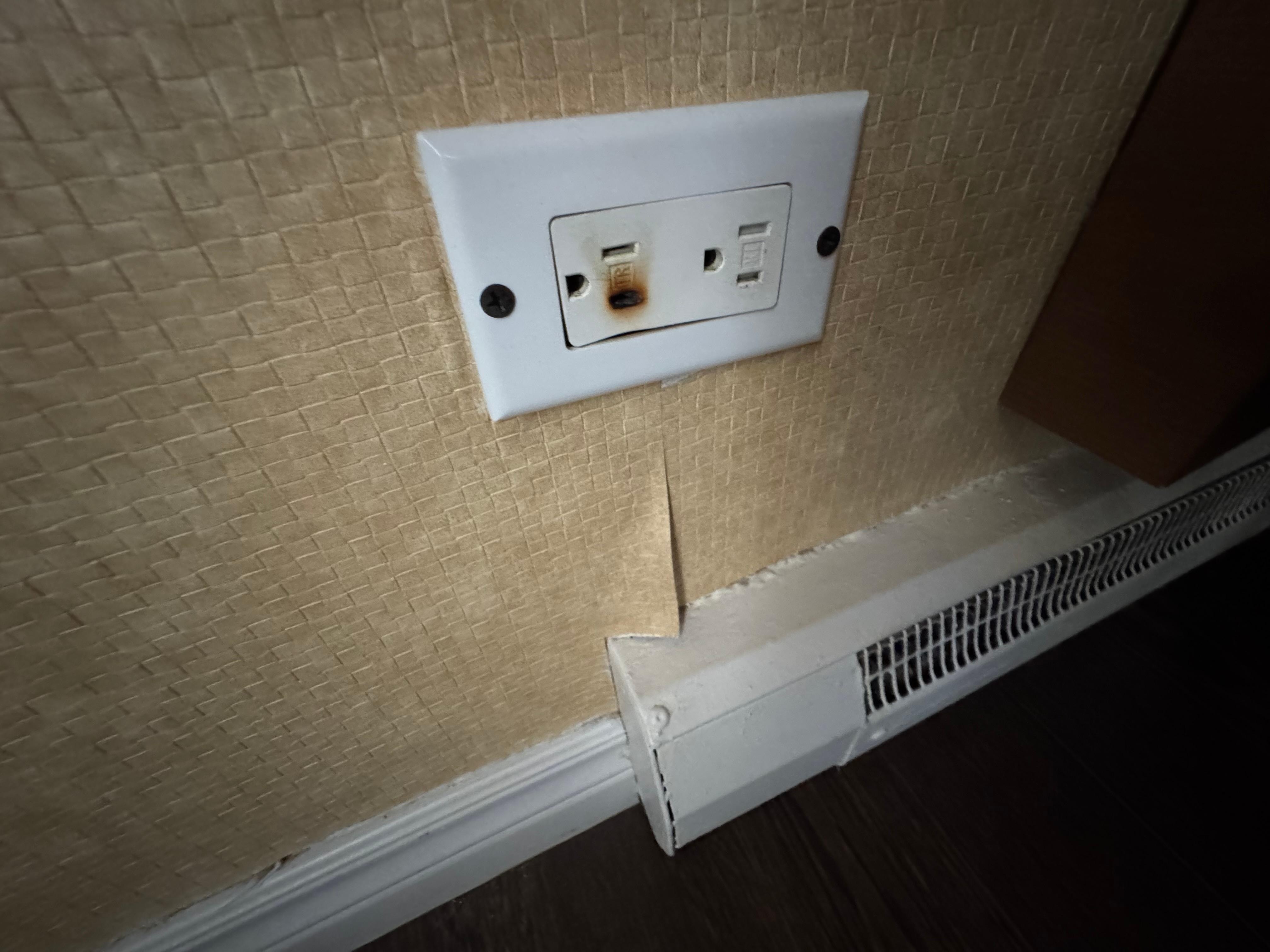 Burnt out plug