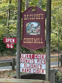 And check out the cider mill!
