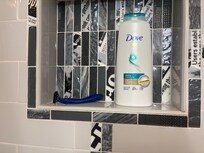 Still had soap and a razor left in shower