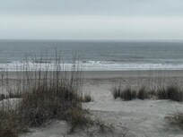 Beach in front of resort