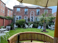 View of the garden rooms.