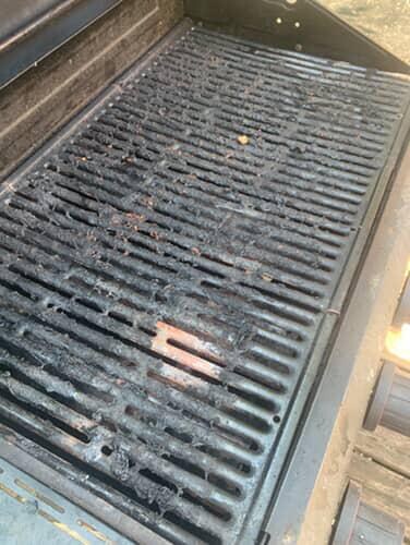 Bbq when we arrived