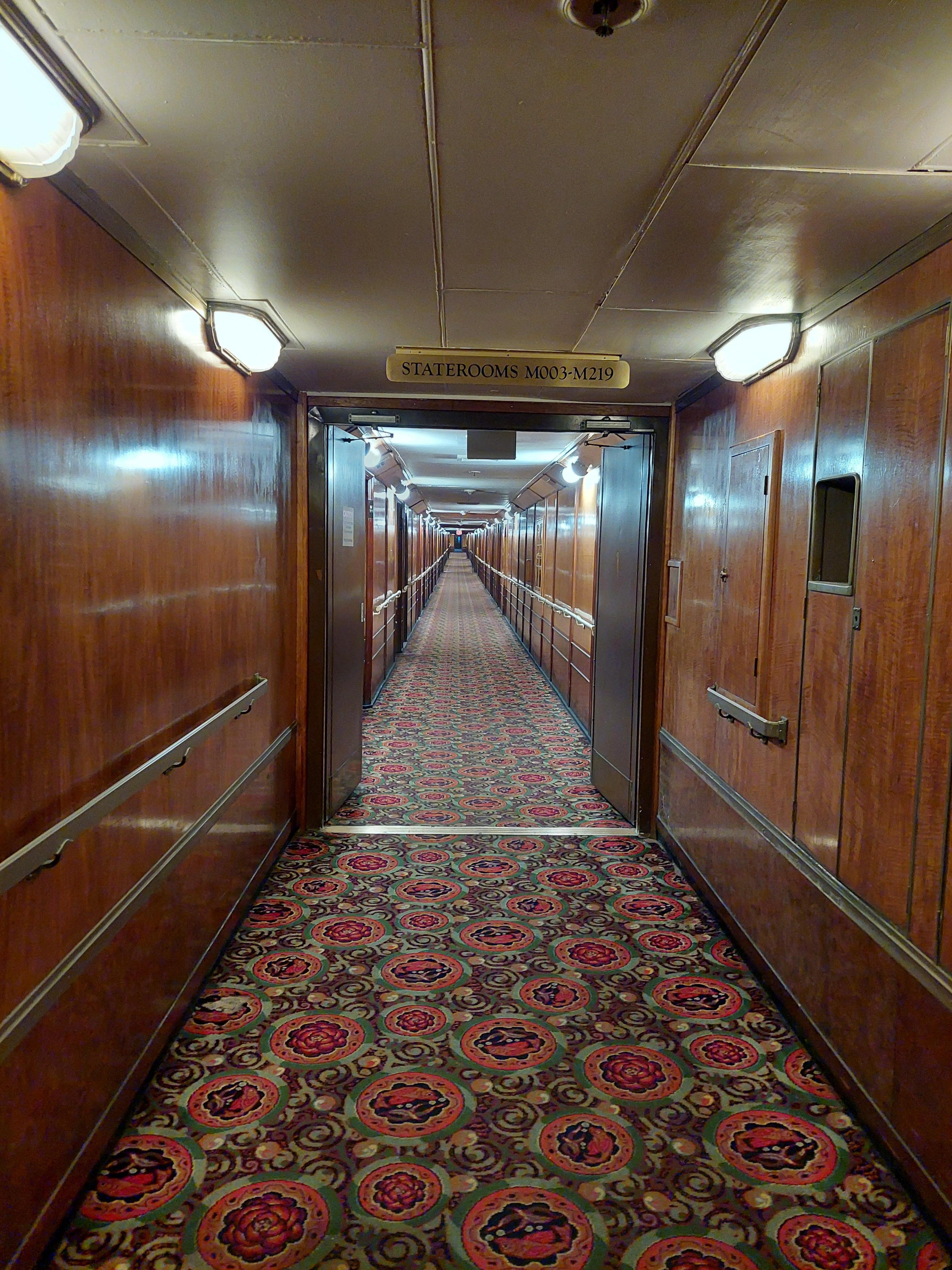 Stateroom corridor- M Deck