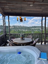 View from the hot tub