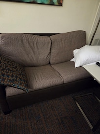 Couch was so broken down.
