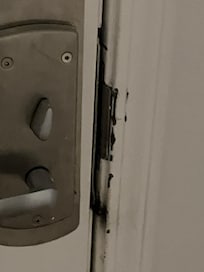 front door to room