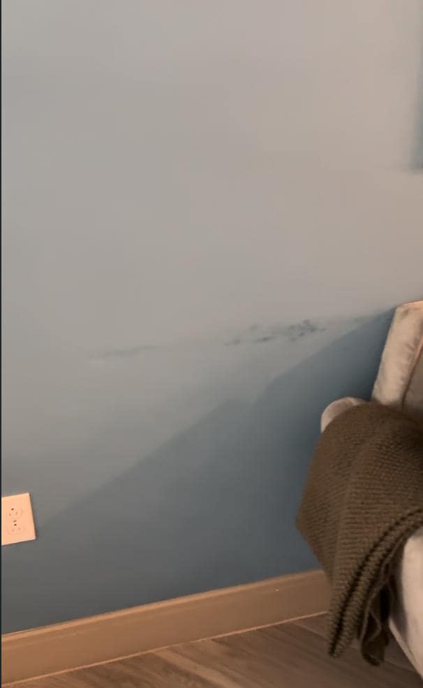 walls are dirty and need repainting