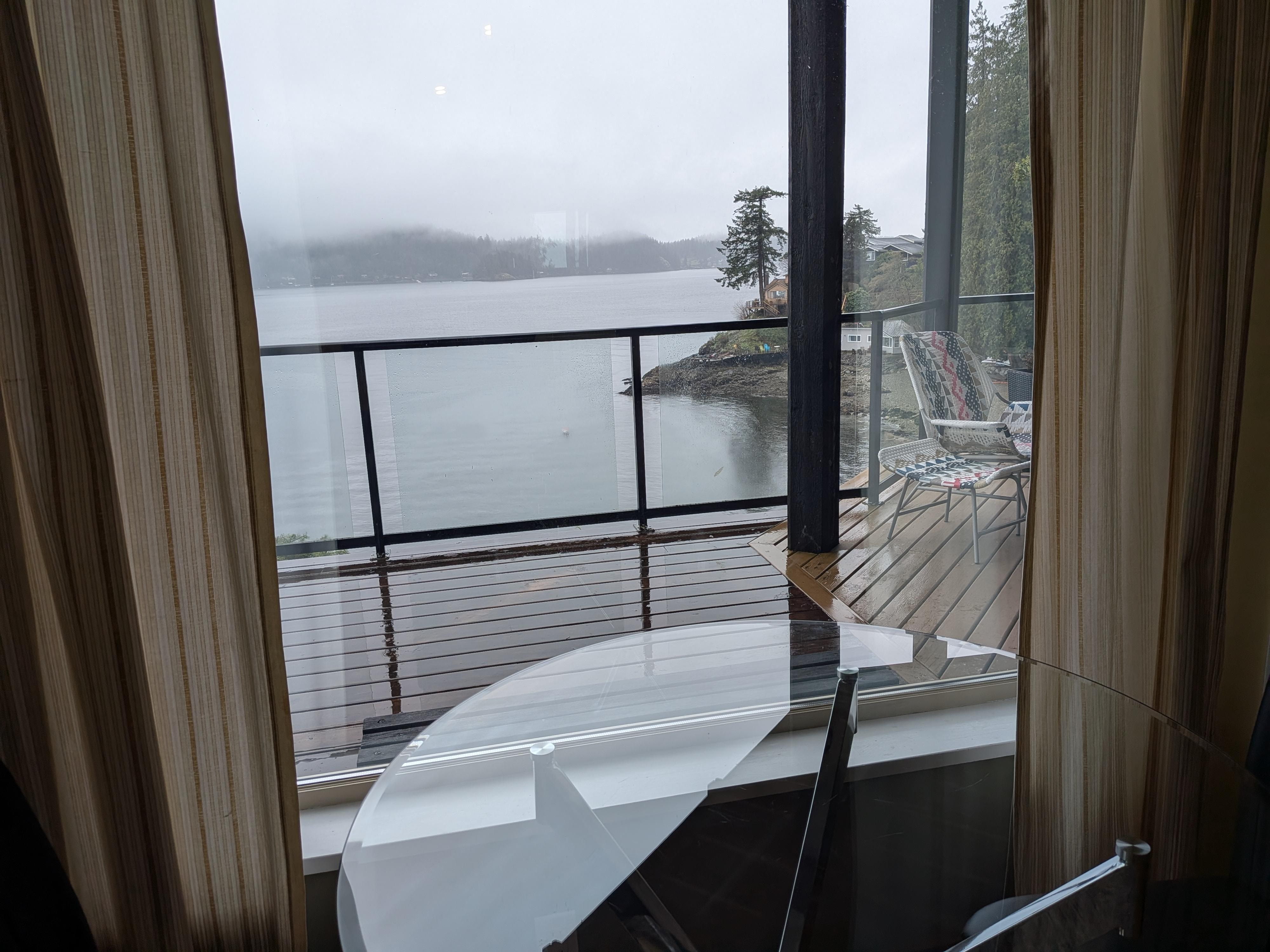 View from the living room where I relaxed for many hours!