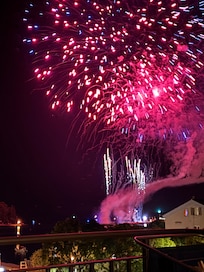 Bonus fireworks on our last night!