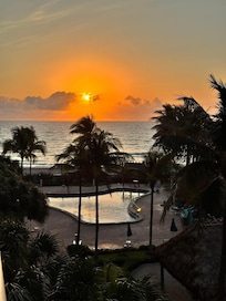 Sunrise from the balcony