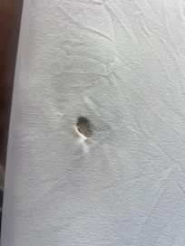 Holes in the sheet
