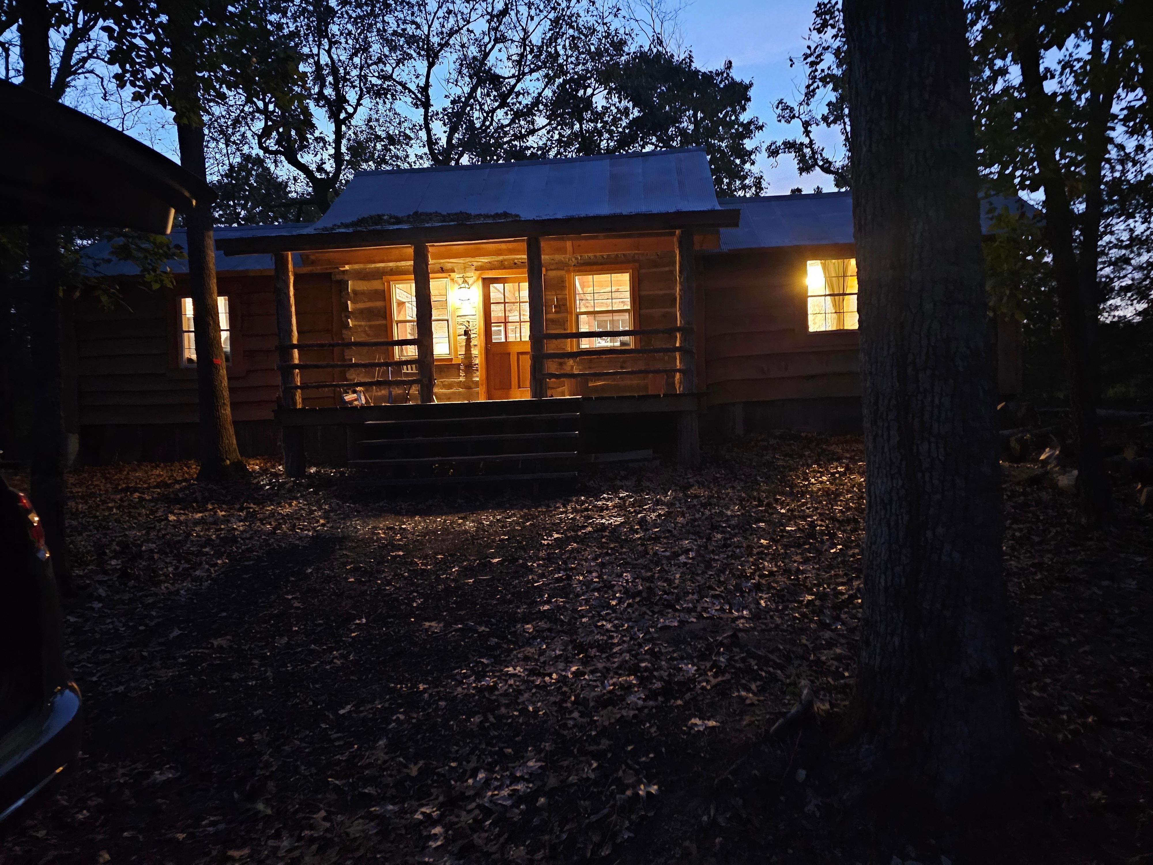 So inviting when looking at it with the lights on while talking a walk