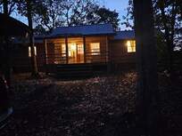 So inviting when looking at it with the lights on while talking a walk