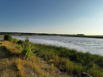 High tide at the tidal bore