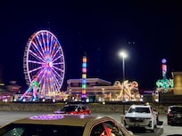 View from parking lot where we parked several times.