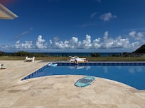 The lovely pool where we spent our days lounging