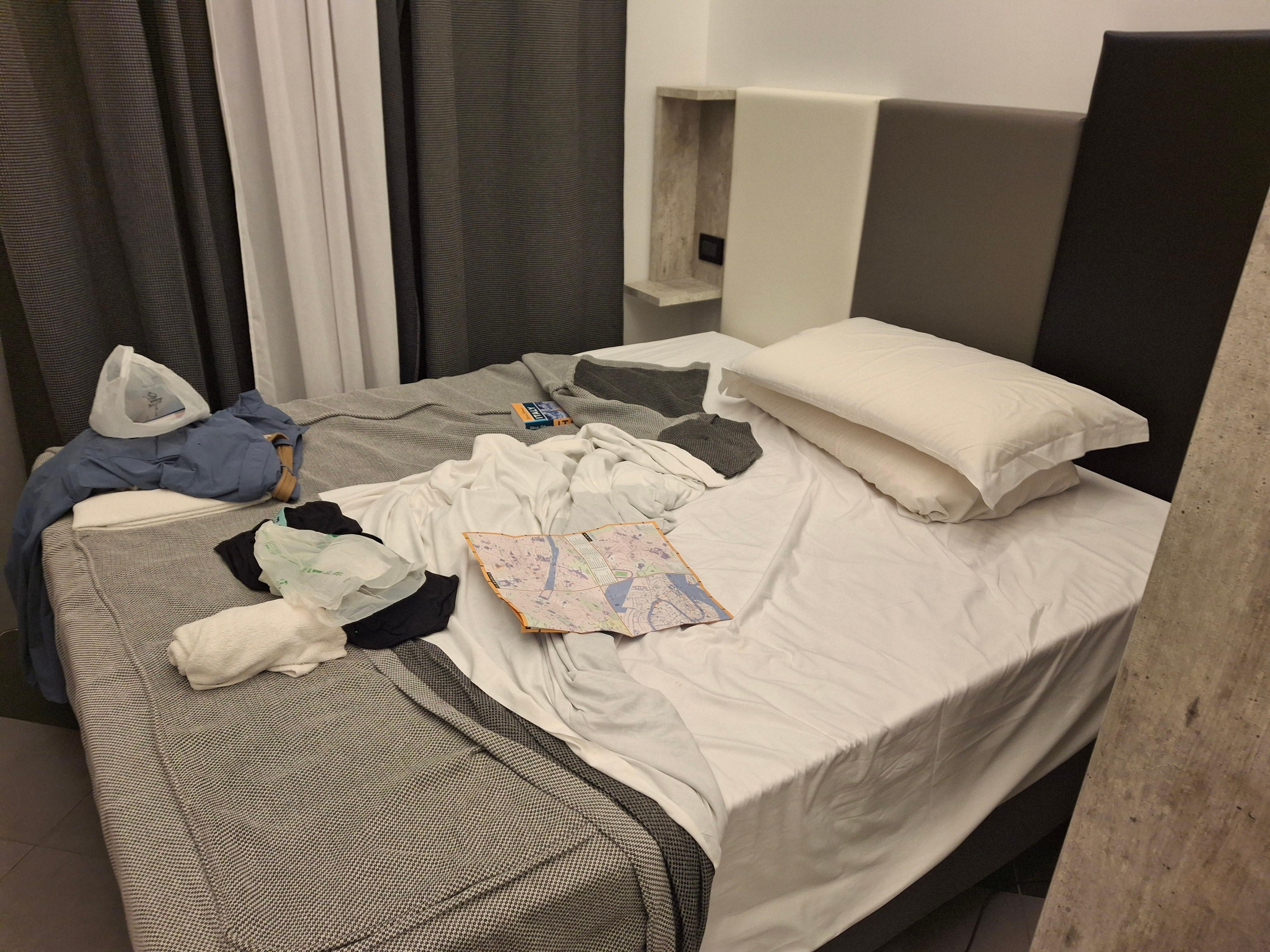 Bed in room