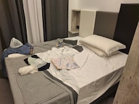 Bed in room