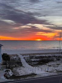 Sunset from the balcony