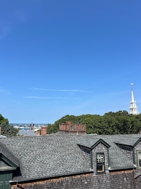 View from our balcony in the morning