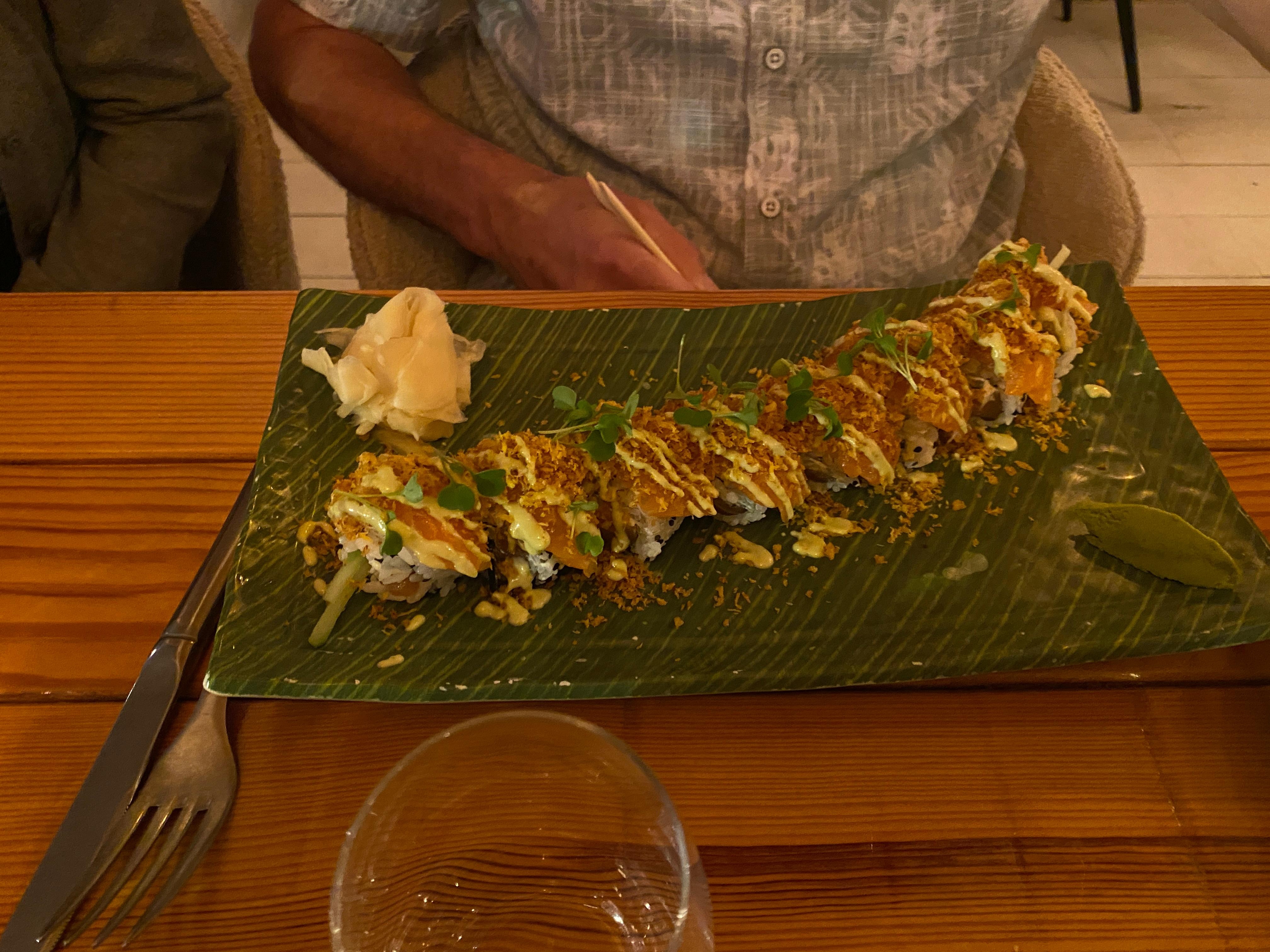 Dinner … every meal was great in Luz. 