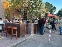 Outdoor bar